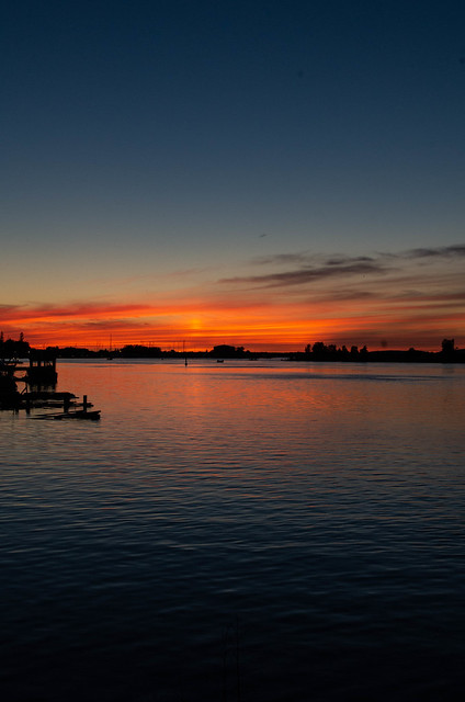 little current sunset manitoulin island