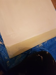 working on our dollhouse