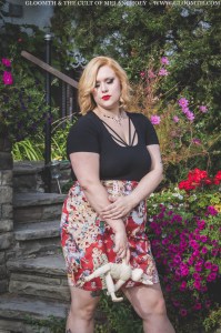 creepy halloween clown skirt