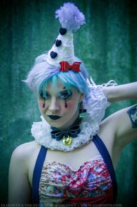 gothic clown makeup