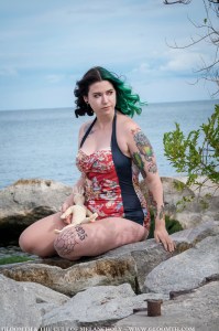 gothic swimwear in plus sizes