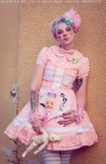 kawaii pastel clown outfit