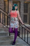 retro toys print skirt