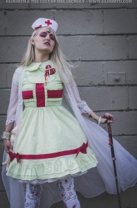monster nurse costume with extra eyeball