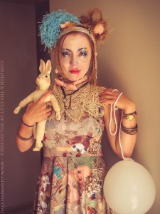 vintage circus clown costume