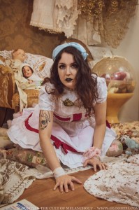 creepy dolly girl outfit