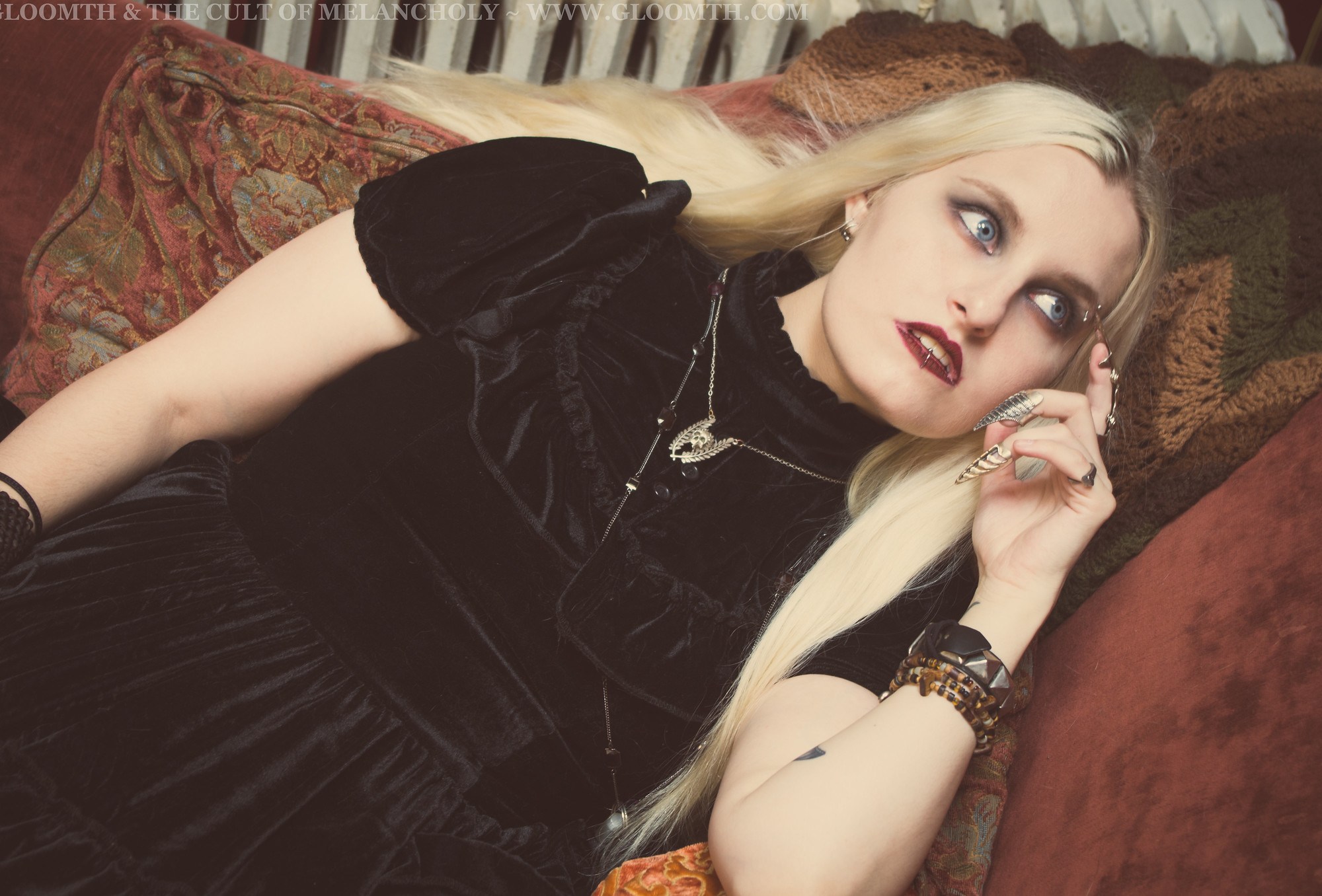 gothic boudoir photoshoot party