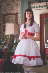 red and white lolita outfit