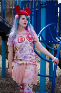 valentine print outfit