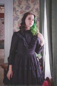 victorian mourning dress