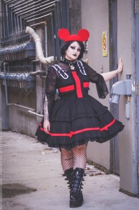 gothic mickey mouse ears