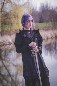 victorian mourning dress