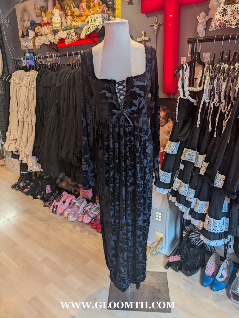 pam chorley fashion crimes dress  for sale at DOLL FUNERAL shop toronto