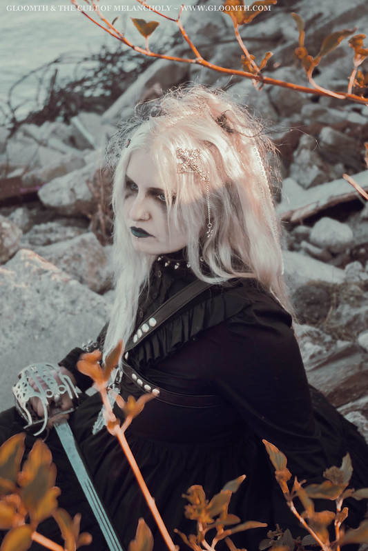 gothic metal photo with large sword