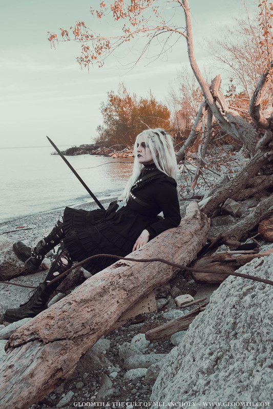 gothic sword photoshoot