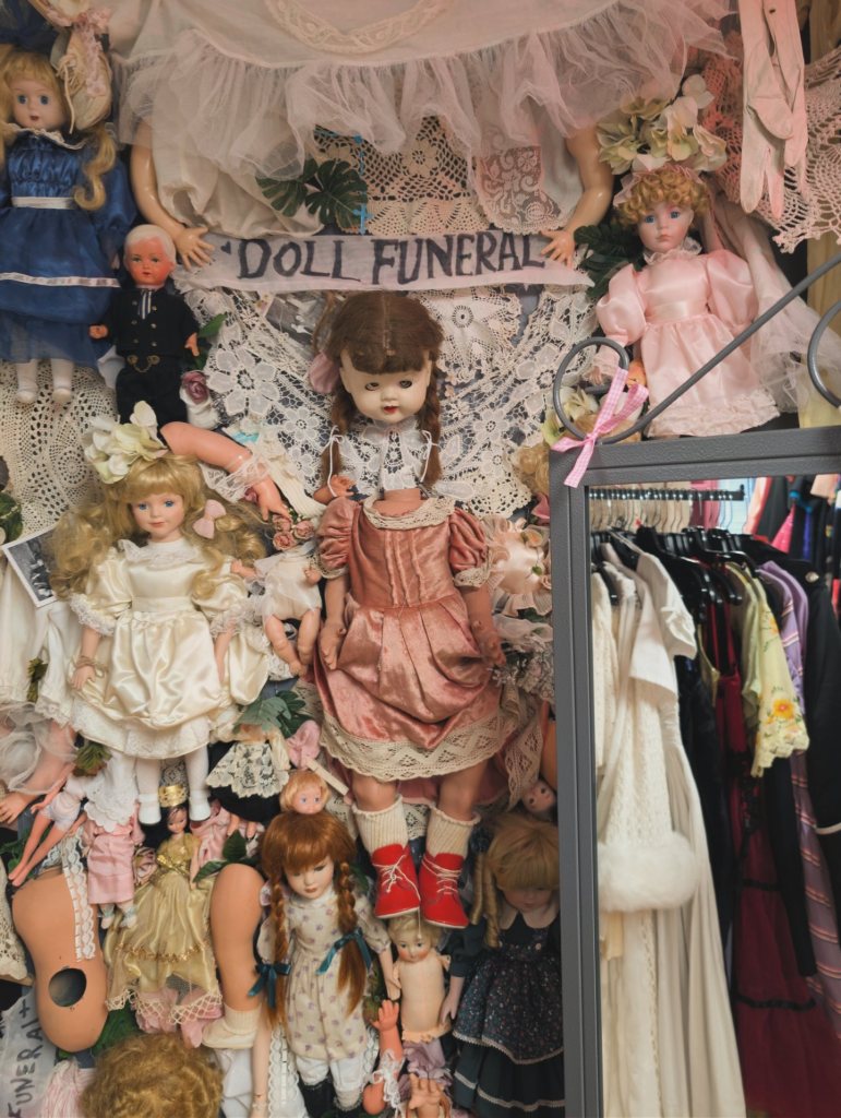 doll wall Doll funeral shop toronto