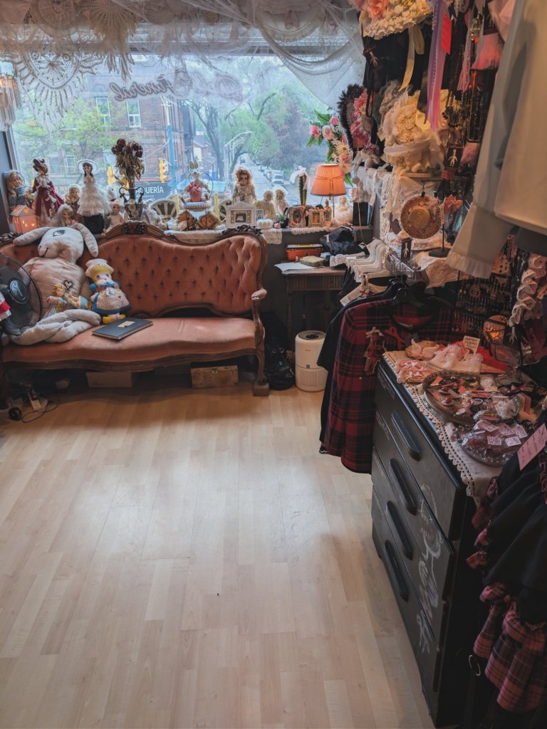inside tour of Doll funeral shop toronto