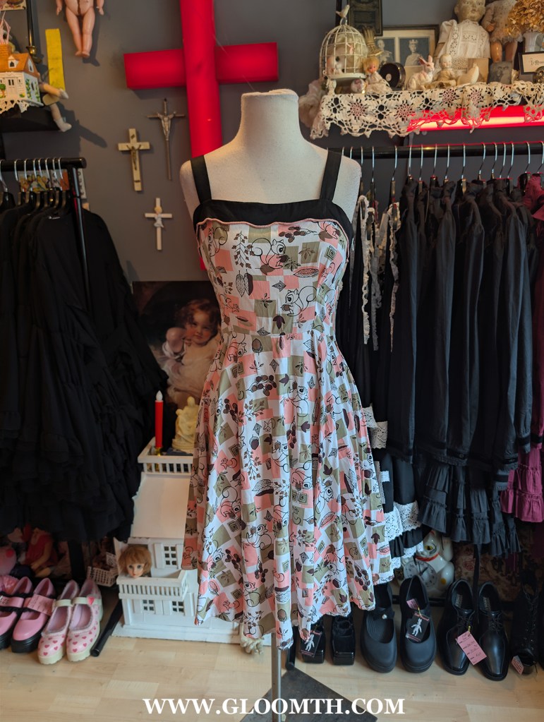 pin up chipmunk dress for sale at doll funeral toronto