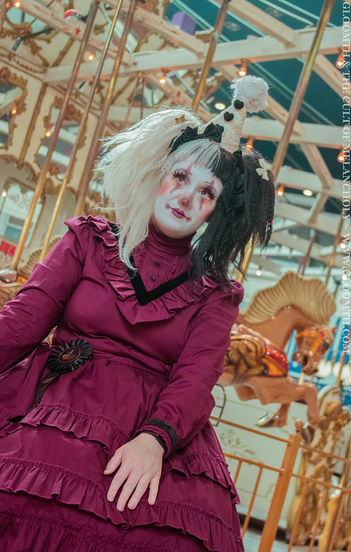 lovely lor clown party at doll funeral shop