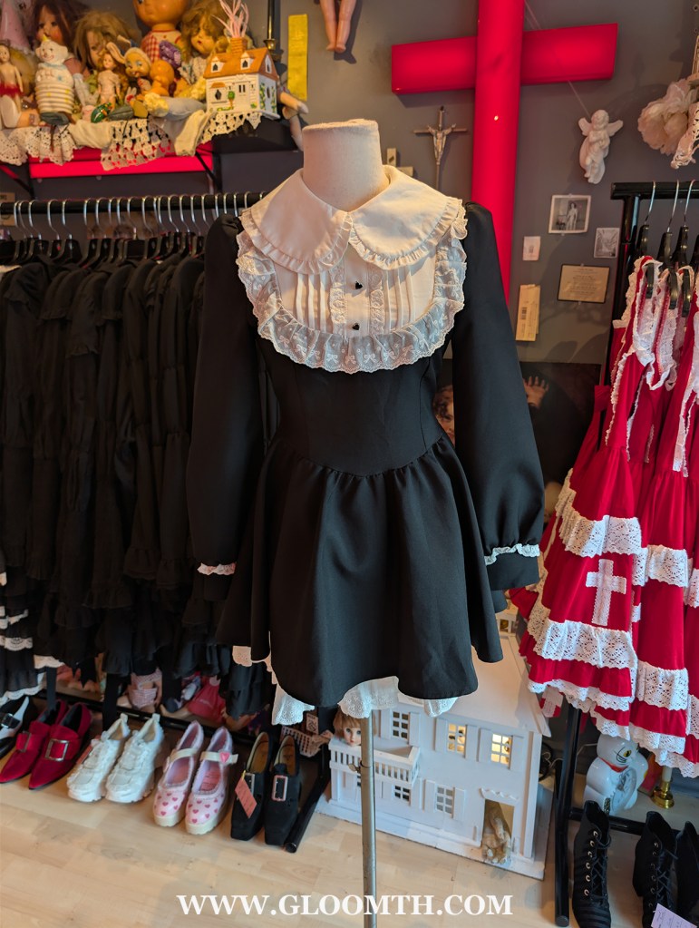 jirai kei fashion for sale at doll funeral store in toronto