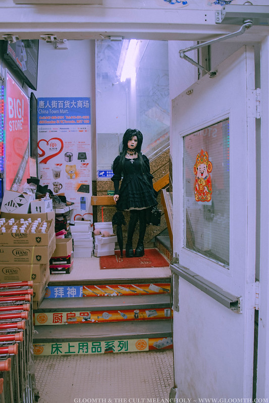 downtown gothic and lolita style