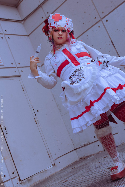japanese street fashion harajuku nurse outfit