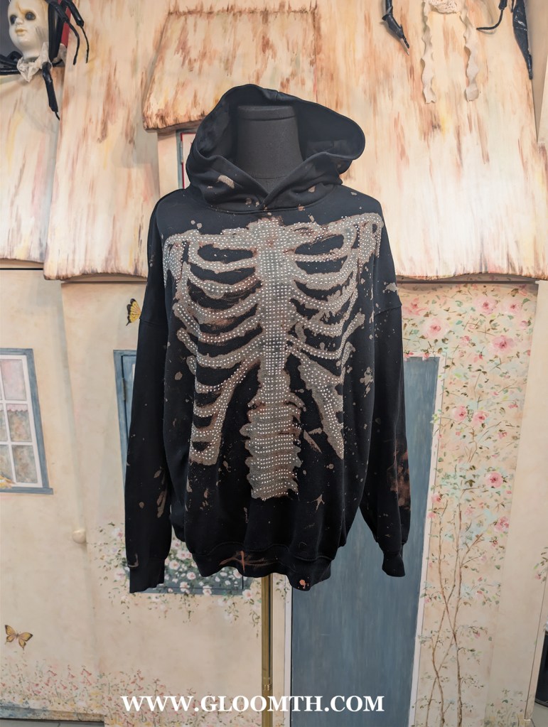 bleach skeleton hoodie for sale at doll funeral in toronto