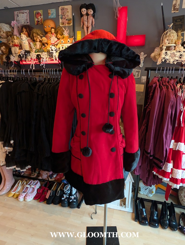 hell bunny lolita coat for sale at doll funeral shop toronto